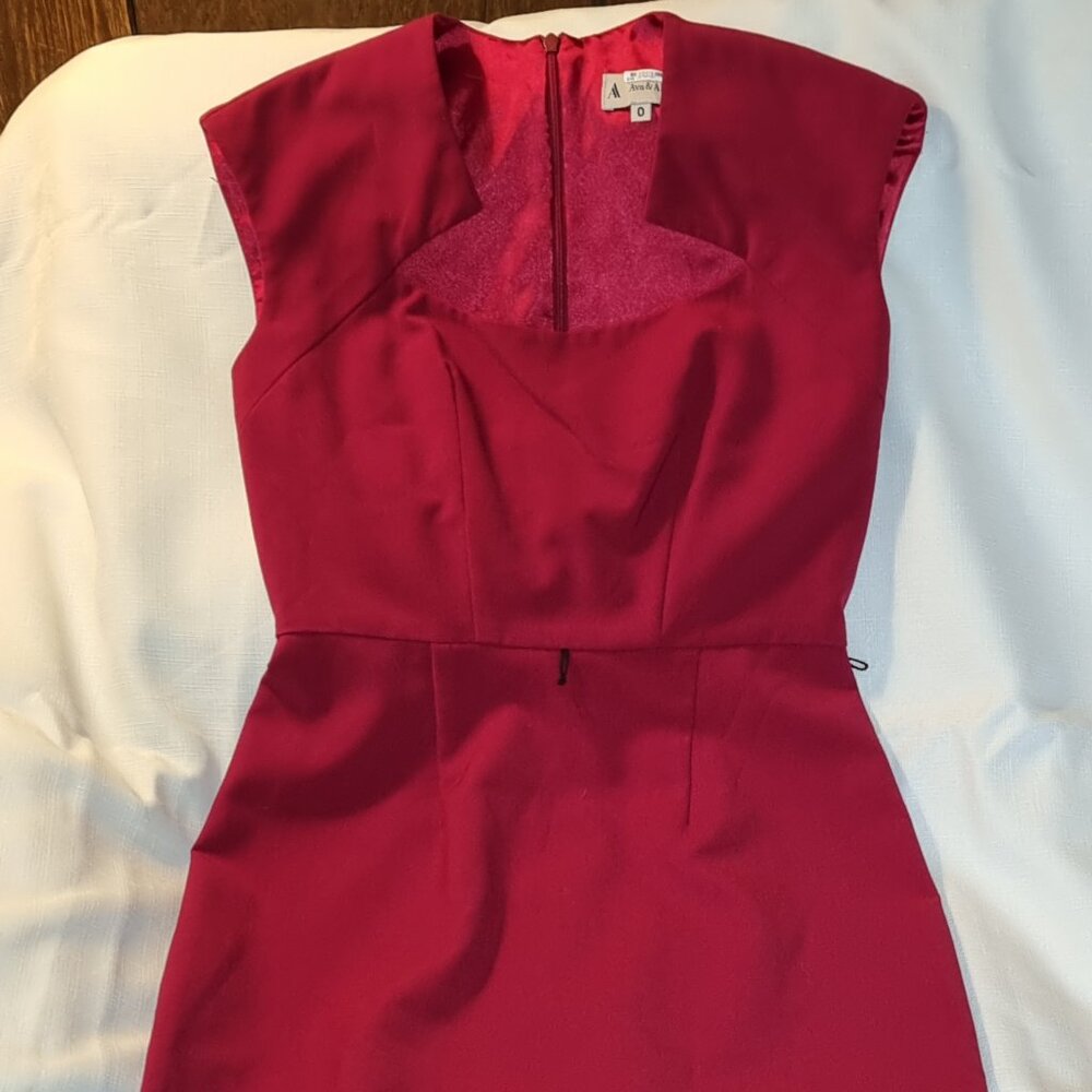 Ava & Aiden red mid-length dress